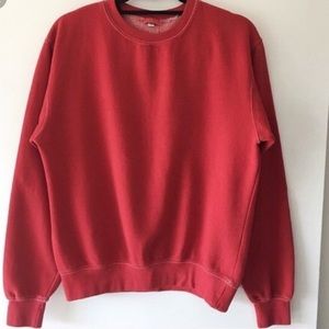 brandy melville red erica sweatshirt.